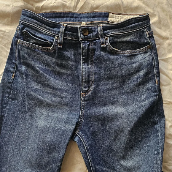 Rag & Bone Indigo Denim Skinny Jeans - Picture 5 of 6